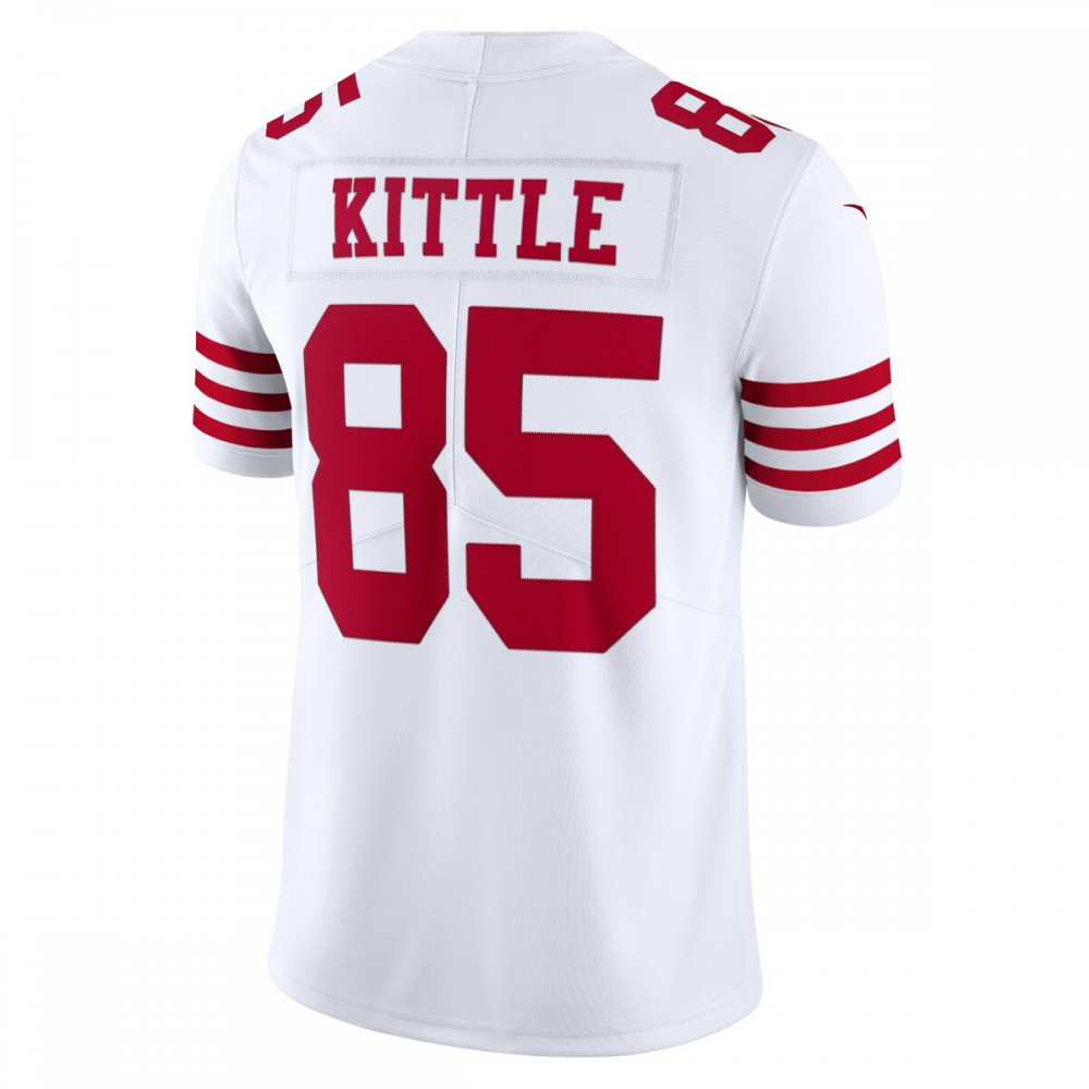 George Kittle San Francisco 49ers Nike Vapor Limited Jersey - White-GridironStore